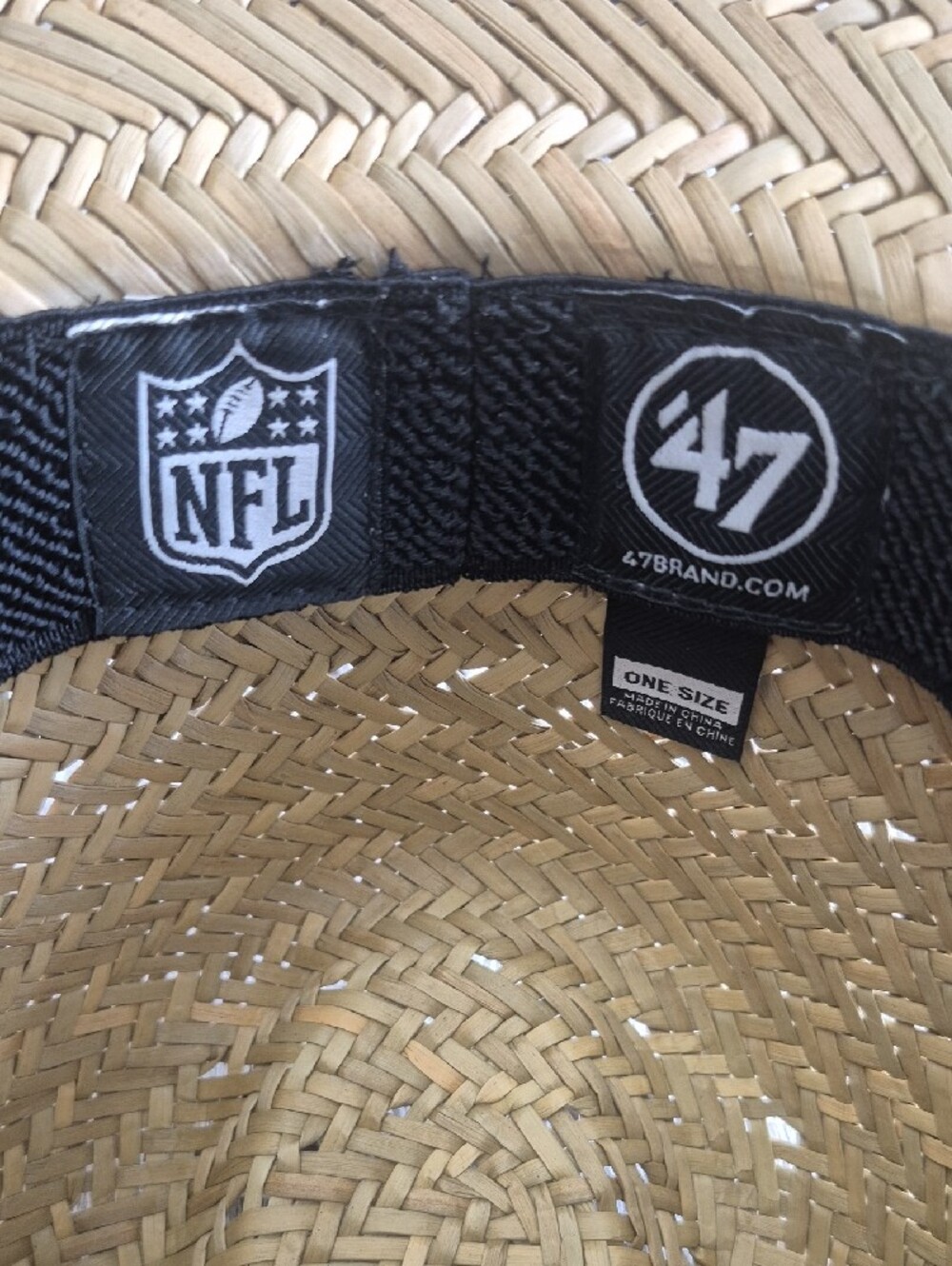 47 Brand Raiders Straw Fedora - Picture 2 of 11